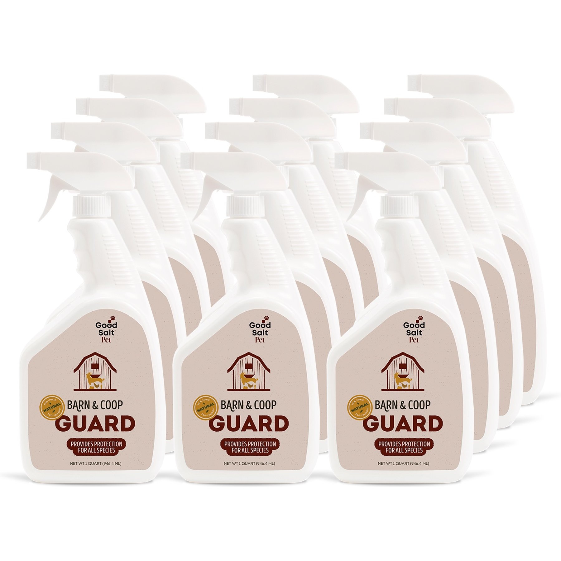 Good Salt Pet Barn & Coop Guard Deodorizing Spray, 32-fl oz bottle, 12 count