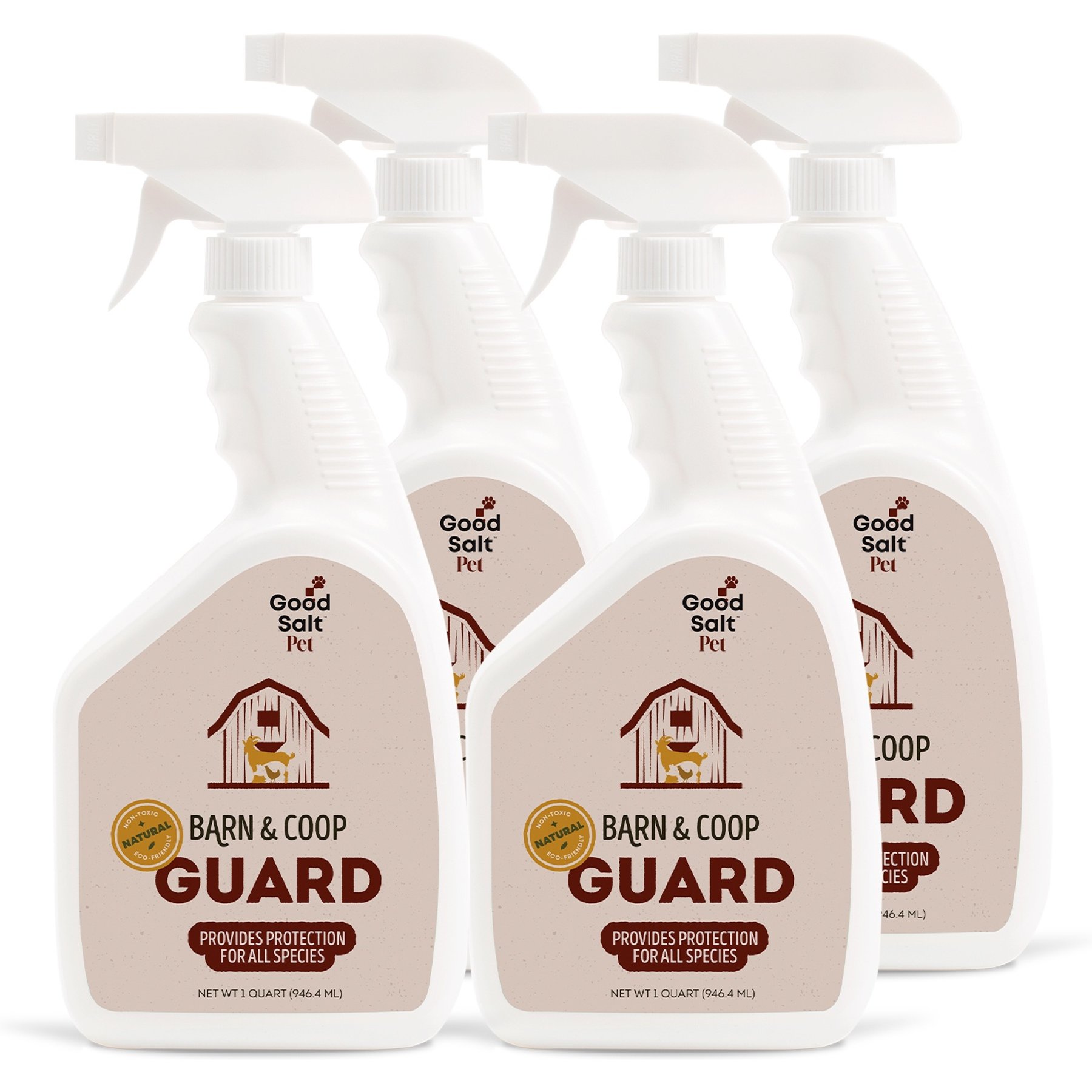 Good Salt Pet Barn & Coop Guard Deodorizing Spray, 32-fl oz bottle, 4 count