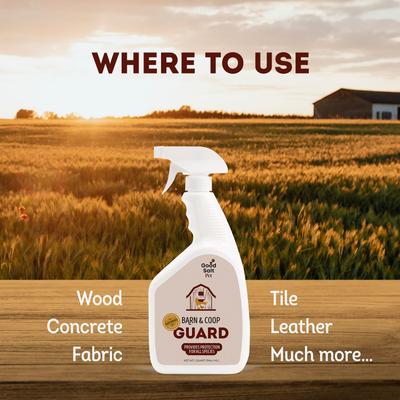 Show full view: Good Salt Pet Barn & Coop Guard Deodorizing Spray, 32-fl oz bottle, 1 count slide 5 of 6