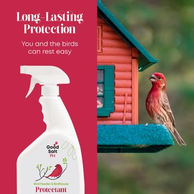 Show full view: Good Salt Pet Bird Feeder & Birdhouse Protectant Spray, 32-fl oz bottle slide 3 of 7