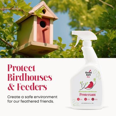 Show full view: Good Salt Pet Bird Feeder & Birdhouse Protectant Spray, 32-fl oz bottle slide 2 of 7