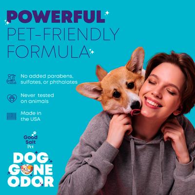 Show full view: Good Salt Pet Gone Odor Deodorizing Spray, 32-oz bottle, 12 count slide 5 of 6