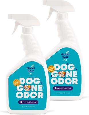 Show full view: Good Salt Pet Gone Odor Deodorizing Spray, 32-oz bottle, 2 count slide 1 of 5