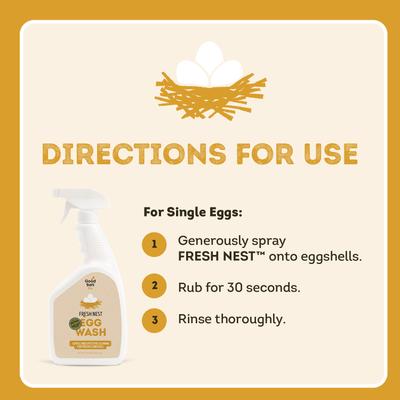 Show full view: Good Salt Pet Fresh Nest Egg Wash Spray, 32-fl oz bottle & 1-gal jug, 2 count slide 6 of 8