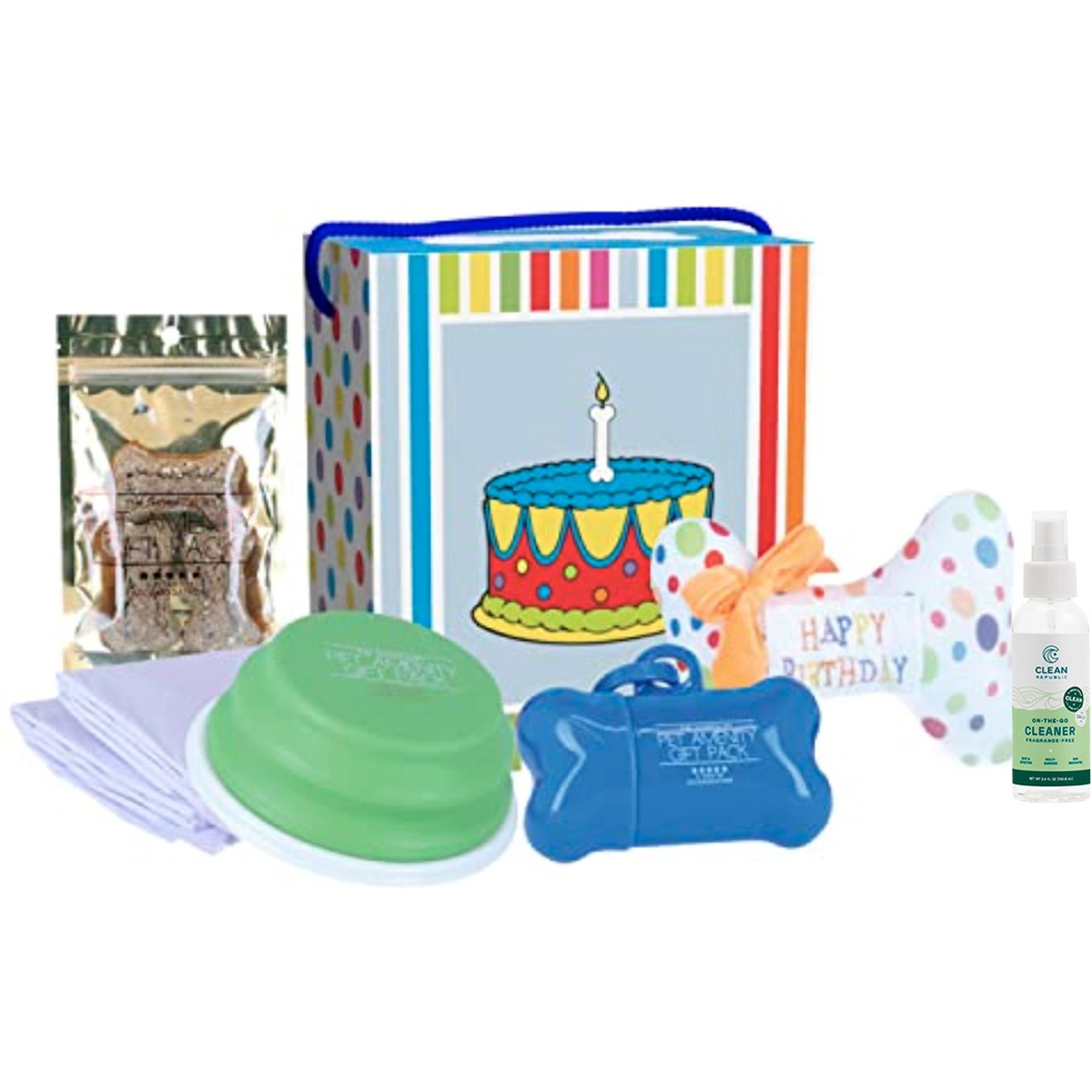 Good Salt Pet Ultimate Birthday Box Dog Toy Variety Pack, Multi Color