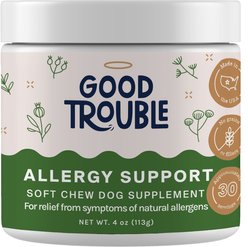 Good Trouble Allergy Support Chew Supplement for Dogs, 30 count