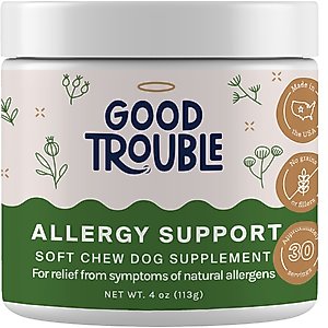 Good Trouble Allergy Support Chew Supplement for Dogs, 30 count