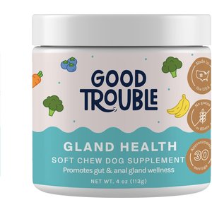 Good Trouble Gland Health Digestive Aid Chew Supplement for Dogs, 30 count