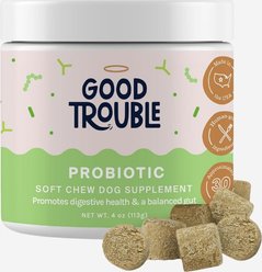 Good Trouble Probiotic Chew Supplement for Dogs, 30 count