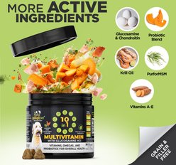 Googipet 10-in-1 Multivitamin Chicken & Vegetable Flavored Soft Chew Supplement for Dogs, 90 count slide 2 of 8