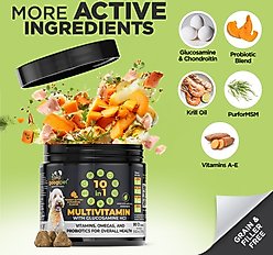 Googipet 10-in-1 Multivitamin Peanut Butter & Pumpkin Flavored Soft & Chewy Supplement for Dogs, 90 count slide 2 of 8