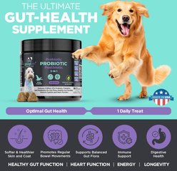 Googipet 3-in-1 Digestive Probiotic Duck Flavored Soft Chew Supplement for Dogs, 90 count slide 2 of 8