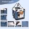 Show in main carousel: GOOPAWS 3-Door Collapsible Soft-Sided Dog & Cat Crate, Lake Blue, Small slide 4 of 8
