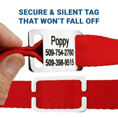 Show full view: GoTags Adjustable Nameplate Personalized Dog Collar, Pink, X-Small slide 5 of 7