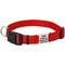 Show in main carousel: GoTags Adjustable Nameplate Personalized Dog Collar, Red, Small slide 1 of 7
