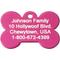 Show in main carousel: GoTags Anodized Aluminum Personalized Dog ID Tag, Bone, Pink, Small slide 4 of 8