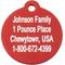 Show in main carousel: GoTags Anodized Aluminum Personalized Dog ID Tag, Round, Red, Small slide 5 of 9
