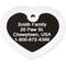 Show in main carousel: GoTags Anodized Aluminum Personalized Silencer Dog & Cat ID Tag, Heart, Black, Regular slide 3 of 7