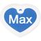 Show in main carousel: GoTags Anodized Aluminum Personalized Silencer Dog & Cat ID Tag, Heart, Blue, Regular slide 2 of 7