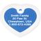 Show in main carousel: GoTags Anodized Aluminum Personalized Silencer Dog & Cat ID Tag, Heart, Blue, Regular slide 3 of 7