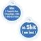 Show in main carousel: GoTags Anodized Aluminum Personalized Silencer Dog & Cat ID Tag, "Oh...I am lost", Blue slide 1 of 6