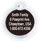 Show in main carousel: GoTags Anodized Aluminum Personalized Silencer Dog & Cat ID Tag, Round, Black, Regular slide 3 of 7