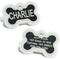 Show in main carousel: GoTags Anodized Aluminum Personalized Silencer Dog ID Tag, Bone, Black, Regular slide 1 of 7
