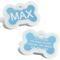 Show in main carousel: GoTags Anodized Aluminum Personalized Silencer Dog ID Tag, Bone, Blue, Regular slide 1 of 7