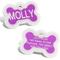 Show in main carousel: GoTags Anodized Aluminum Personalized Silencer Dog ID Tag, Bone, Purple, Regular slide 1 of 7