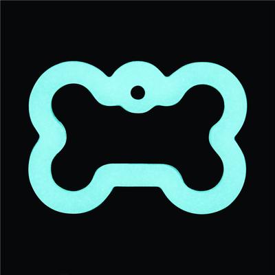 Show full view: GoTags Anodized Aluminum Personalized Silencer Dog ID Tag, Bone, Red, Regular slide 5 of 7