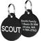 Show in main carousel: GoTags Black Steel Round Personalized Dog & Cat ID Tag, Small slide 1 of 5