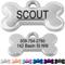 Show in main carousel: GoTags Bone Shaped Stainless Steel Personalized Dog & Cat ID Tag, Silver slide 1 of 7