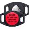 Show in main carousel: GoTags Engraved AirTag Dog & Cat Collar Holder, Red, Small slide 1 of 8