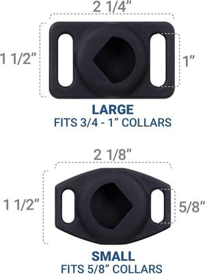 Show full view: GoTags Forest Slide-On Personalized Dog & Cat AirTag Holder, Small, Purple slide 6 of 7