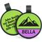 Show in main carousel: GoTags Mountain Design Silent Silicone Dog ID Tag, Green slide 1 of 5