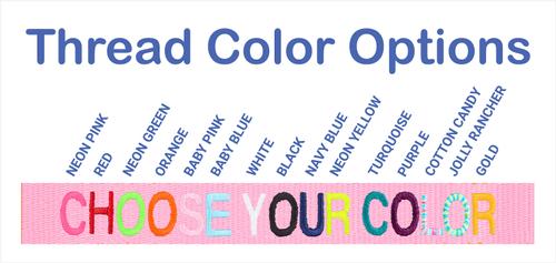 Show full view: GoTags Nylon Personalized Dog Leash, Pink, Large: 6-ft long, 1-in wide slide 3 of 7