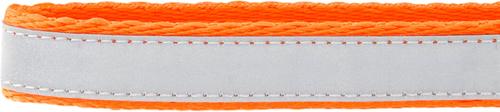 Show full view: GoTags Nylon Personalized Reflective Dog Collar, Orange, Small: 11 to 16.5-in neck, 5/8-in wide slide 6 of 9