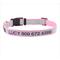 Show in main carousel: GoTags Nylon Personalized Reflective Dog Collar, Pink, Medium: 14 to 20.5-in neck, 3/4-in wide slide 1 of 9
