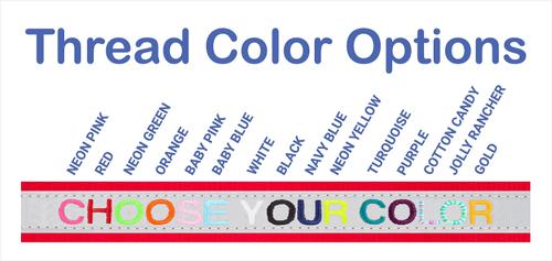 Show full view: GoTags Nylon Personalized Reflective Dog Collar, Red, Small: 11 to 16.5-in neck, 5/8-in wide slide 4 of 9