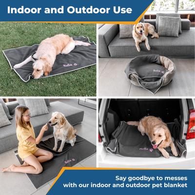 Show full view: GoTags Personalized Dog Blanket, Large slide 4 of 8