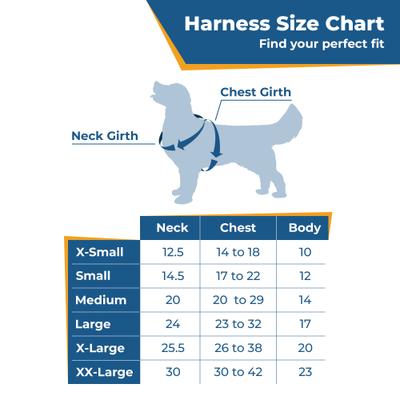 Show full view: GoTags Personalized Nylon Reflective No Pull Dog Harness, Black, X-Small slide 4 of 8