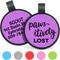 Show in main carousel: GoTags Silent Silicone Pawsitively Lost Personalized Dog ID Tag, Purple slide 1 of 3