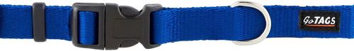 Show full view: GoTags Small Font Personalized Dog Collar, Blue, Small slide 6 of 7
