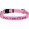Show in main carousel: GoTags Small Font Personalized Dog Collar, Pink, Small slide 1 of 6