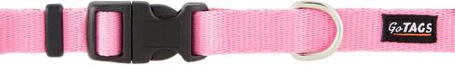 Show full view: GoTags Small Font Personalized Dog Collar, Pink, Small slide 5 of 6