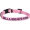Show in main carousel: GoTags Small Font Personalized Dog Collar, Pink, X-Small slide 1 of 6