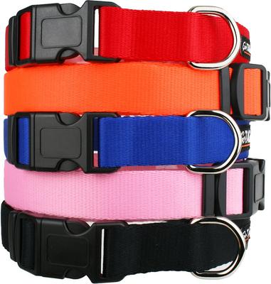 Show full view: GoTags Small Font Personalized Dog Collar, Red, Small slide 4 of 6