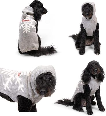 Show full view: GoTags Snowflake Wool Personalized Dog Sweater, Small slide 2 of 7