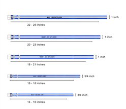 GoTags Waterproof Personalized Reflective Dog Collar, Blue, 18 to 21-in neck, 1-in wide slide 2 of 6