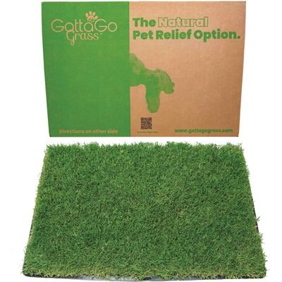 Gotta Go Grass Gotta Go Grass The Natural Relief Dog Potty Pads, 16-in x 24-in, 2 count